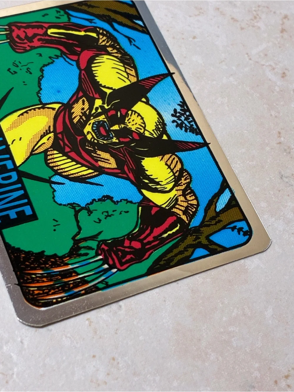 2 Marvel Vending Machine Foil Stickers (Wolverine & Sabretooth)